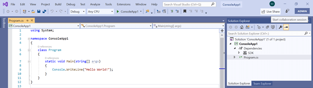 Visual Studio 2019 - Individually Evaluate Live Share
